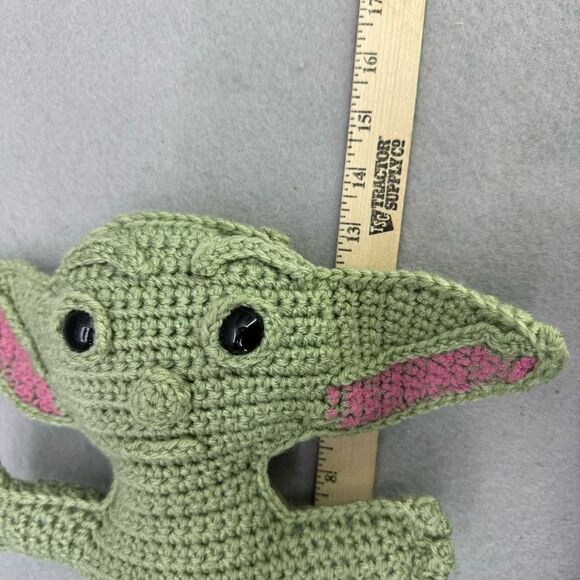 Handmade Crochet Star Wars Yoda Stuffed Character - Picture 3 of 5